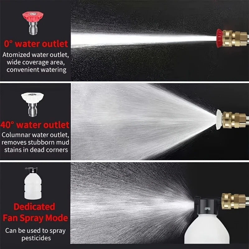 Wireless High Pressure Car Washer Portable Car Wash Cleaner Machine Water Gun