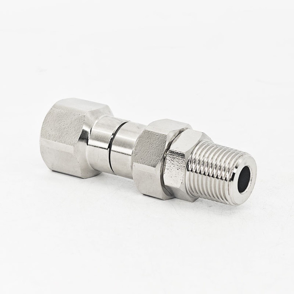Swivel Fitting for Pressure Washer Stainless Steel 360 Degree Rotation 4500 PSI
