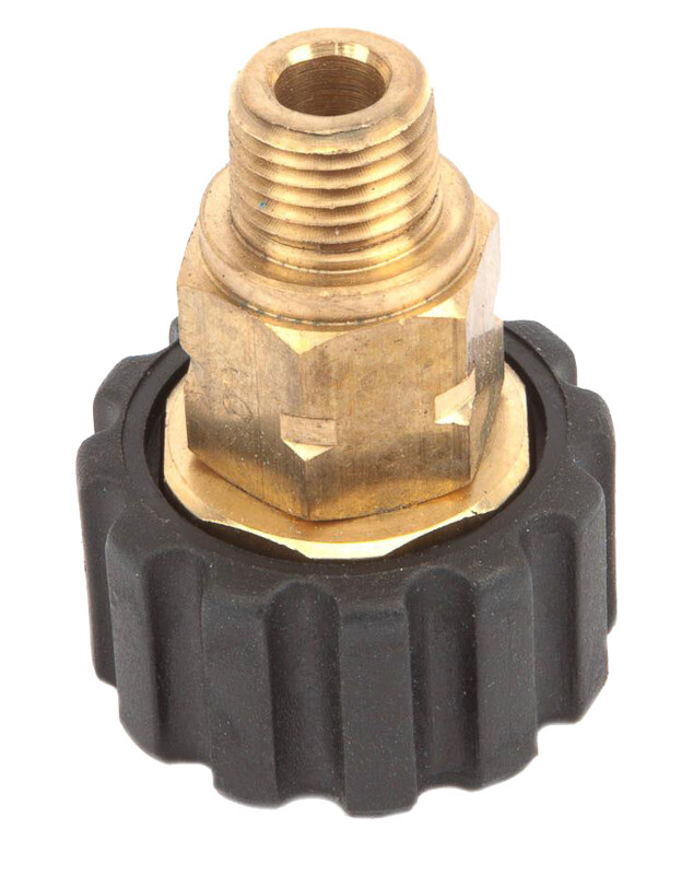 Forney 75107 Pressure Washer SCREW COUPLING Hose Connector M22F to 1/4″ MALE NPT