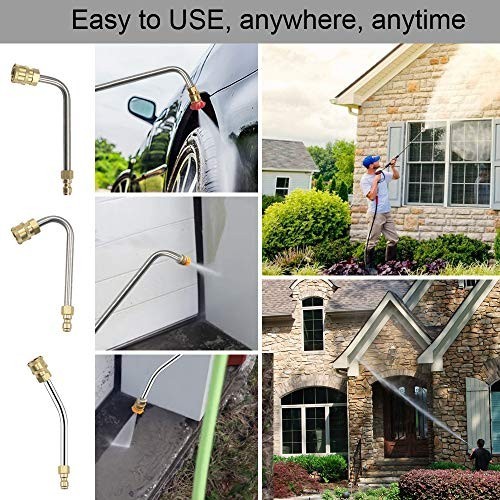 Pressure Washer Extension Wand 4000 PSI Stainless Steel 6 Straight Wands 5