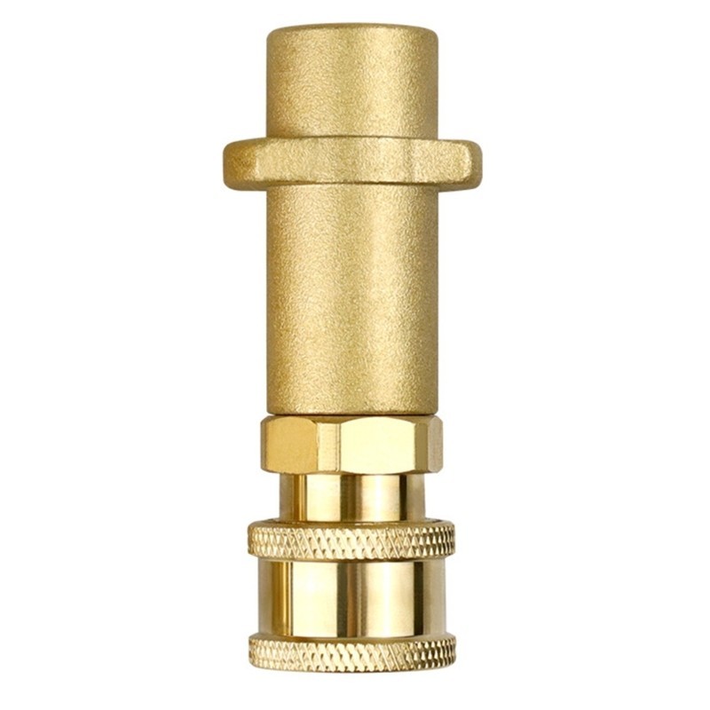 Pressure Washer Brass Adapter for Pressure Washer Foams Pots 1/4Inch Interfaces