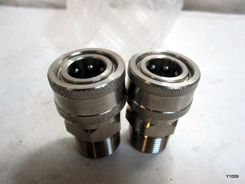 8 Pcs Pressure Washer Adapter Set Quick Connect For Power Washer Hose