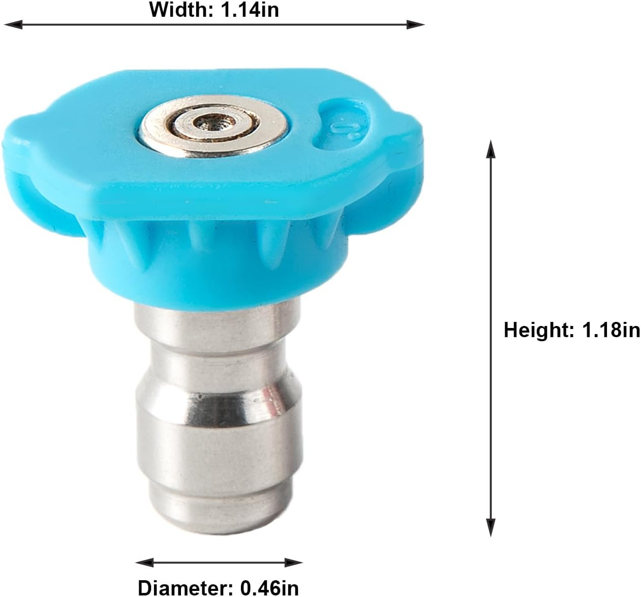 Second-Story Pressure Washer Spray Nozzle Tips, Soap and Rinse Nozzle Kits, Long