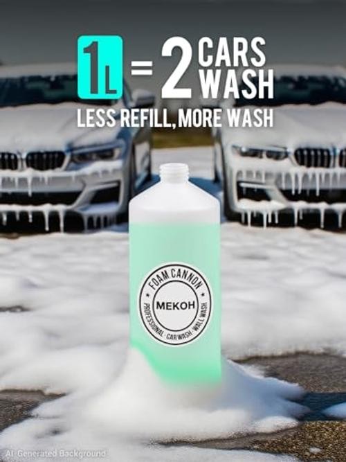 Foam Cannon for Pressure Washer, 4000psi Car Wash Foam Gun, 1 Liter 1.25mm