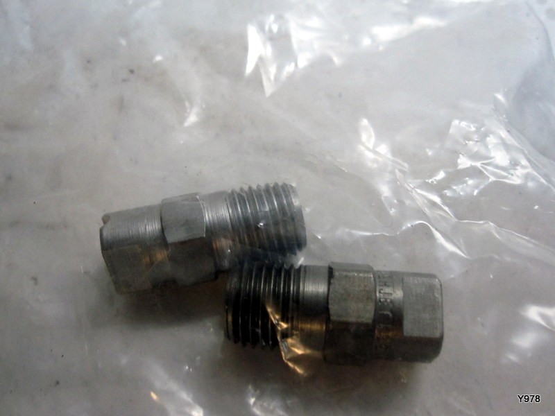 2pcs Wash Jet Spray Tip Spraying Systems Stainless Steel 1/4″ Male NPT