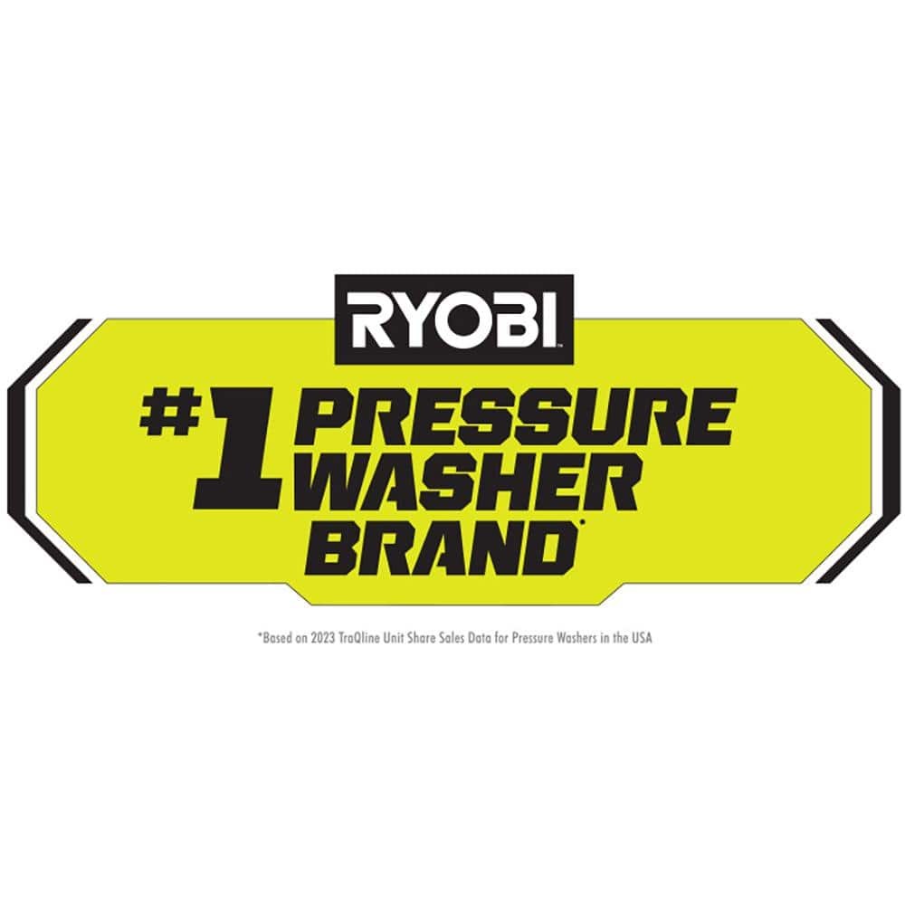 RYOBI 1900 PSI 1.2 GPM Cold Water Wheeled Corded Electric Pressure Washer
