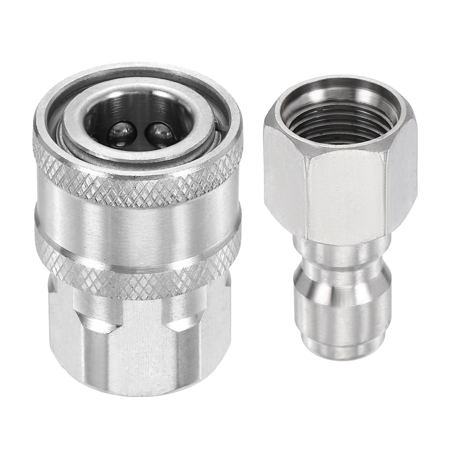 Pressure Washer Adapter, G1/4″ Female Stainless Steel Fittings Kit