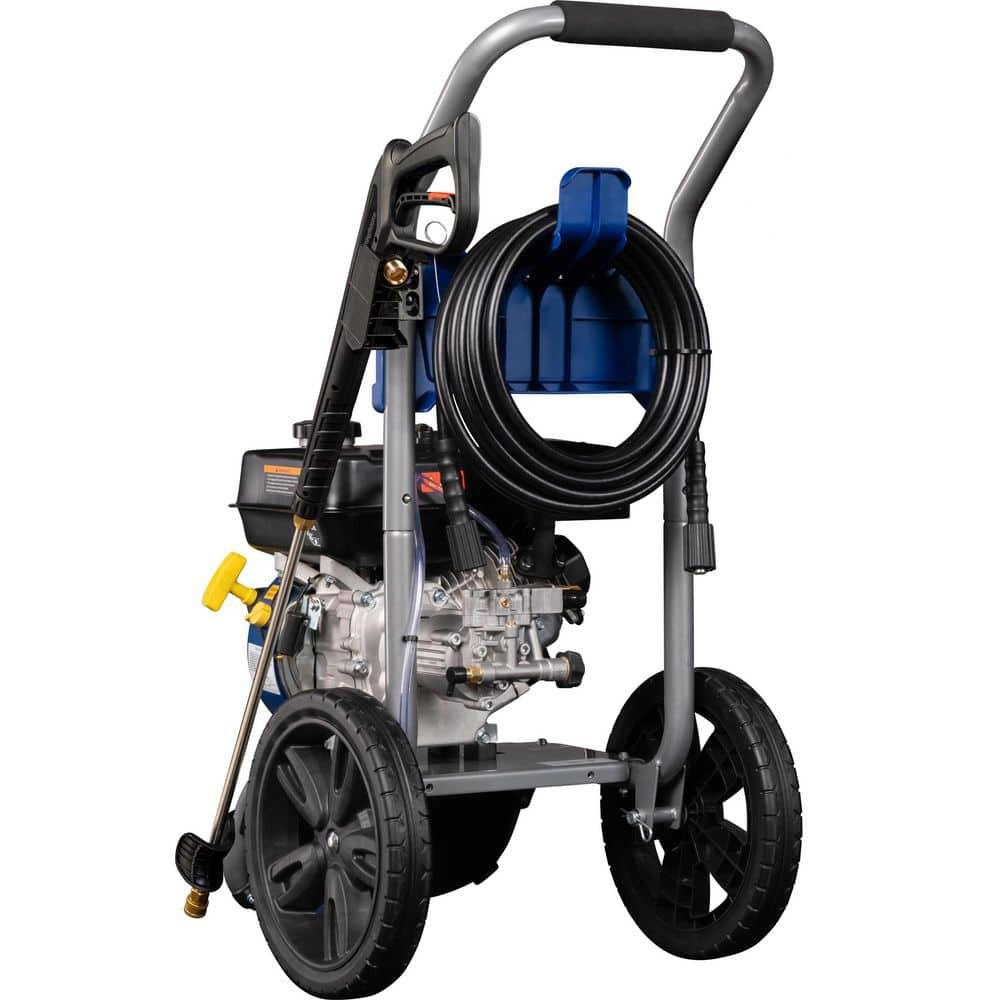 3400 PSI 2.6 GPM Gas Powered Axial Cam Pump Cold Water Pressure Washer with Soap