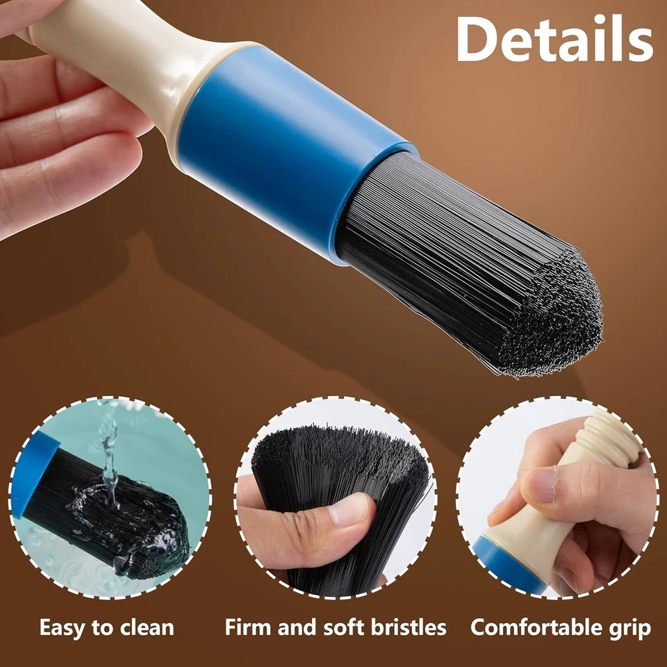 Parts Washer Brush with Hose- Wear Resistant Parts Cleaning Brush with 31 Inch L