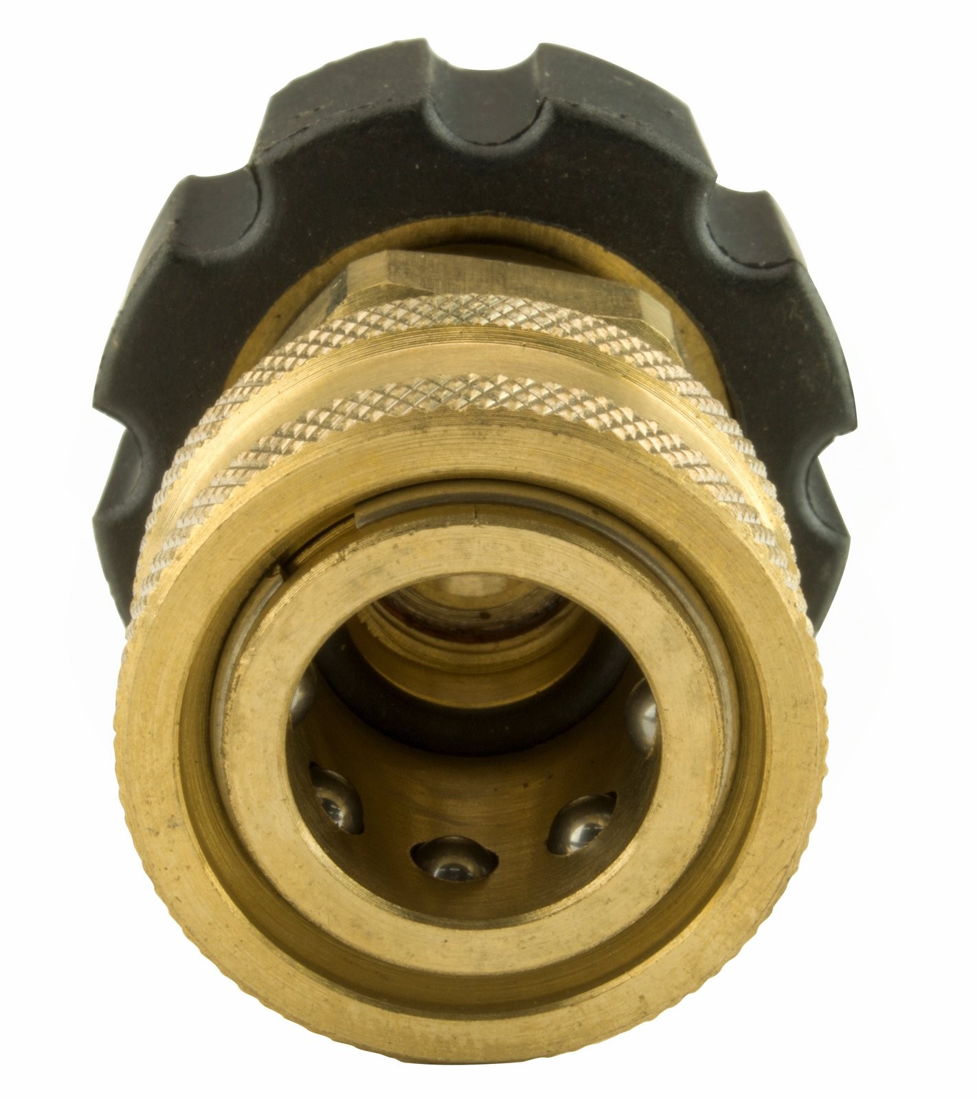 Erie Tools Brass 22mm x 3/8″ Twist Quick Connect Socket Pressure Washer Adapter