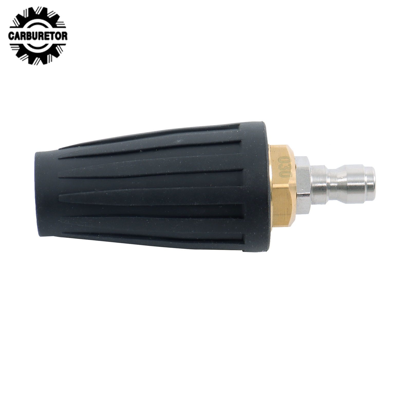 1/4 Inch 3600 PSI W/ 5 Spray Nozzles Rotating Turbine Nozzle Set Quick Connect
