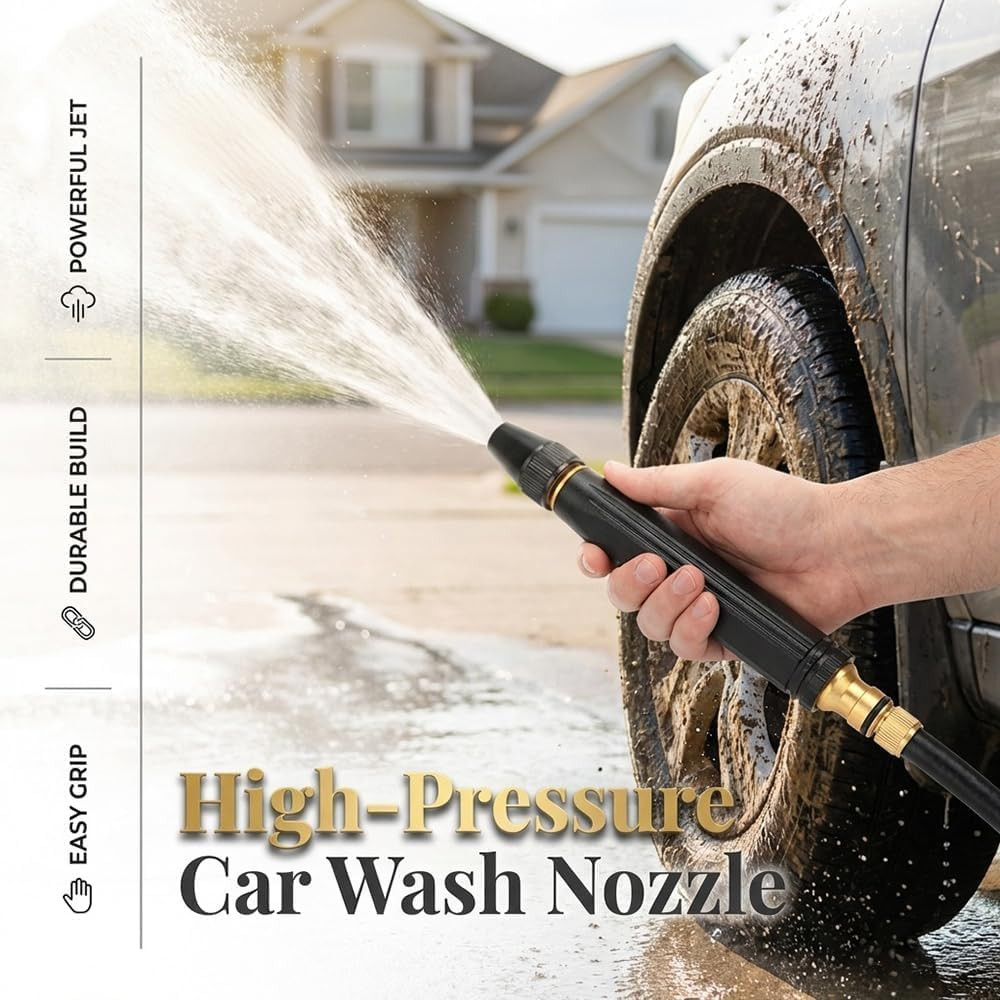 Upgraded Home High Pressure Car Wash Water Gun, 2026 New Adjustable High Pressur