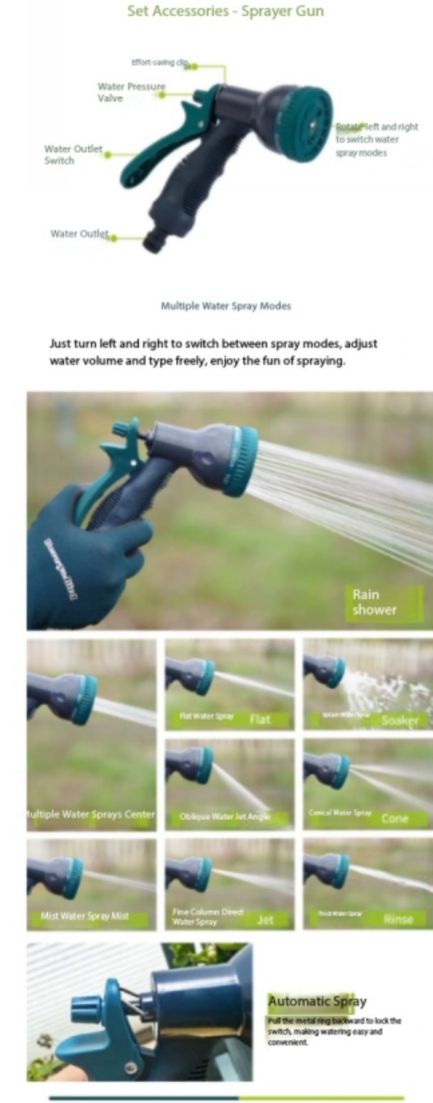Watering Hose Cart for Plants, Tap Water, Car Washing, and Home Storage