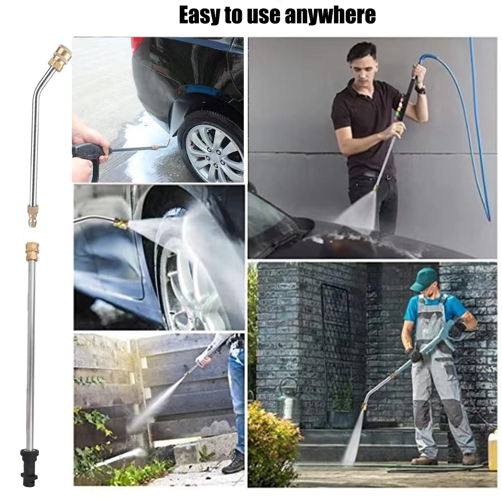 2pcs Pressure Washer Extension Wand for Karcher K2 K3 K4 K5 K6 K7, Extension …