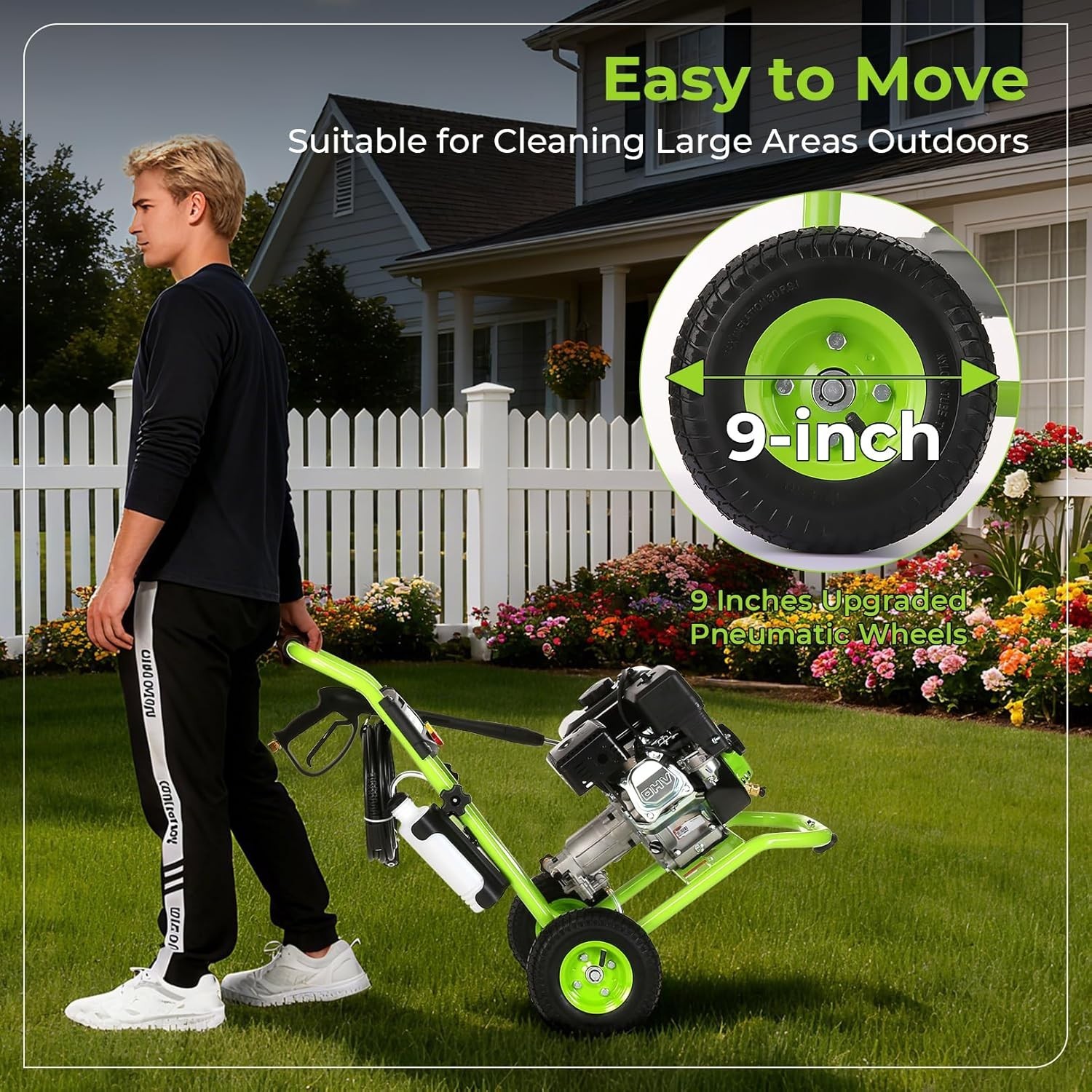 Ultimate 4200 PSI Gas Powered Washer – Versatile & EPA Compliant for Outdoor Use