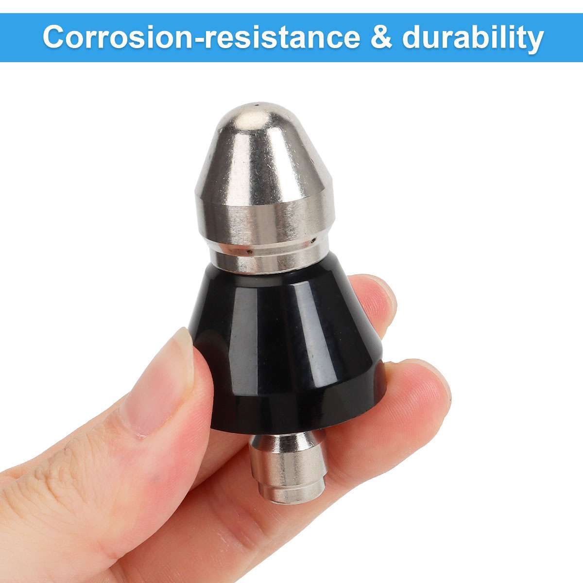 1/4 High-Pressure Drain Nozzle Sewer Pipe Cleaner Pressure Washer/Cleaning Tools
