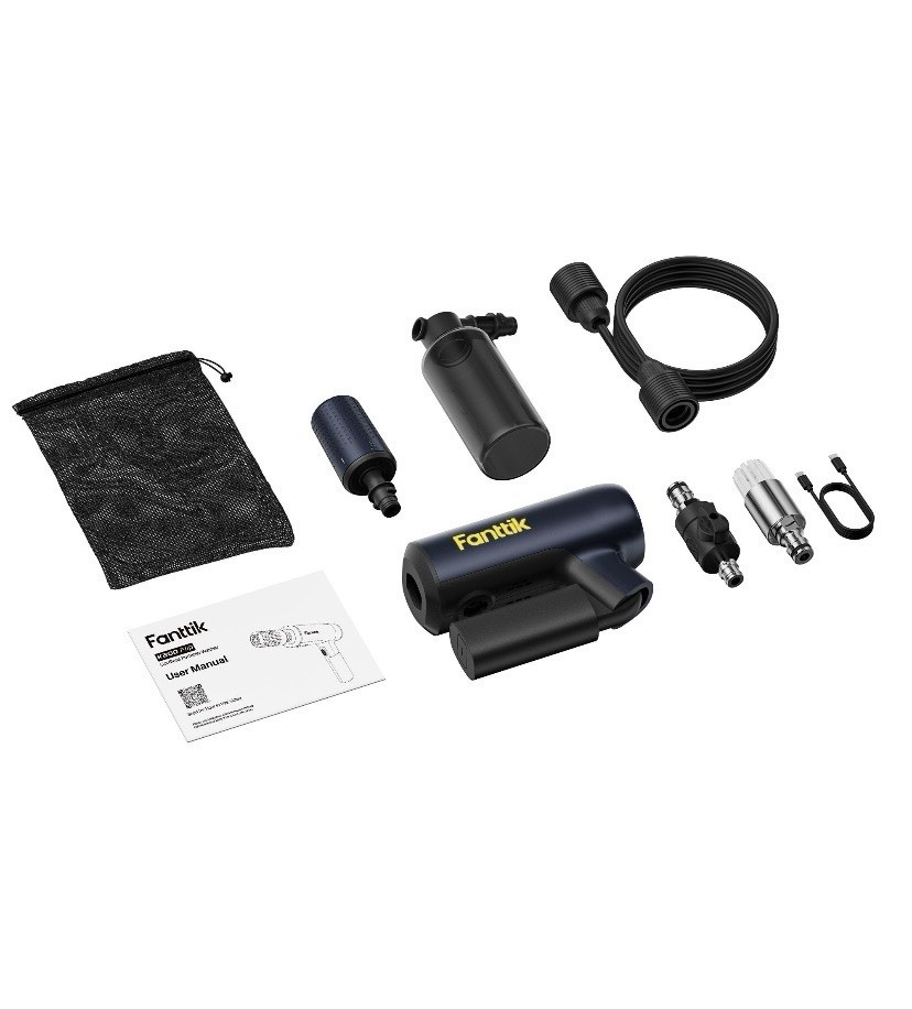 Fanttik K200 Flip Cordless Portable Washer 5-in-1 Nozzle OEM New Sealed