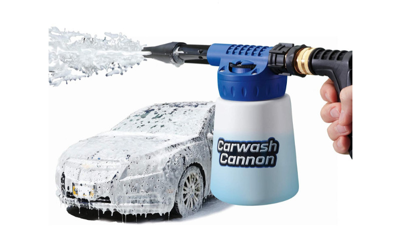 Nozzle Spray Car Wash Gun Cannon Soap Foam Dirt Dust Blaster Hose Thick Sprayer