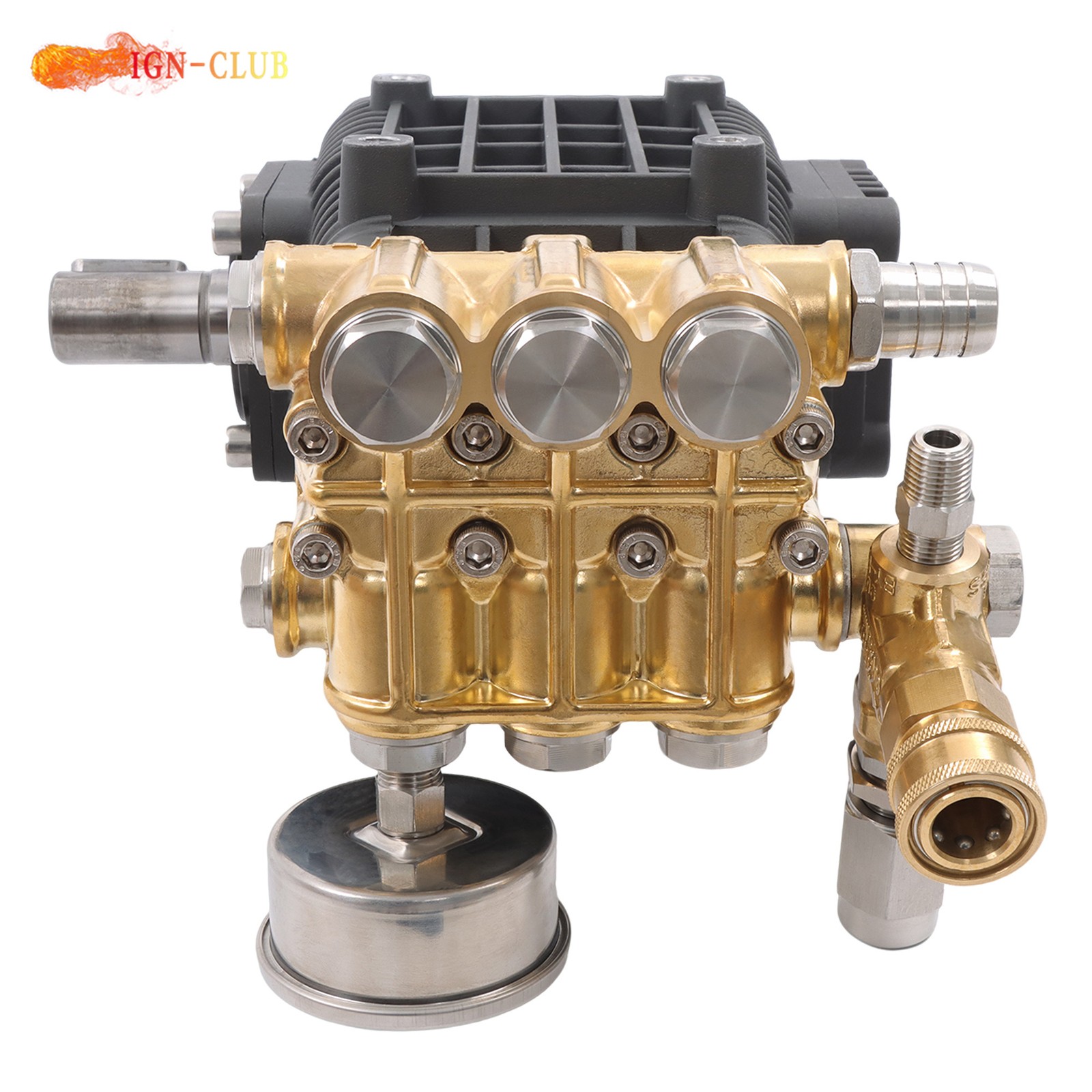 Belt Drive 5.6GPM 4.5 HP General Right Shaft 3500 PSI Pressure Washer Pump