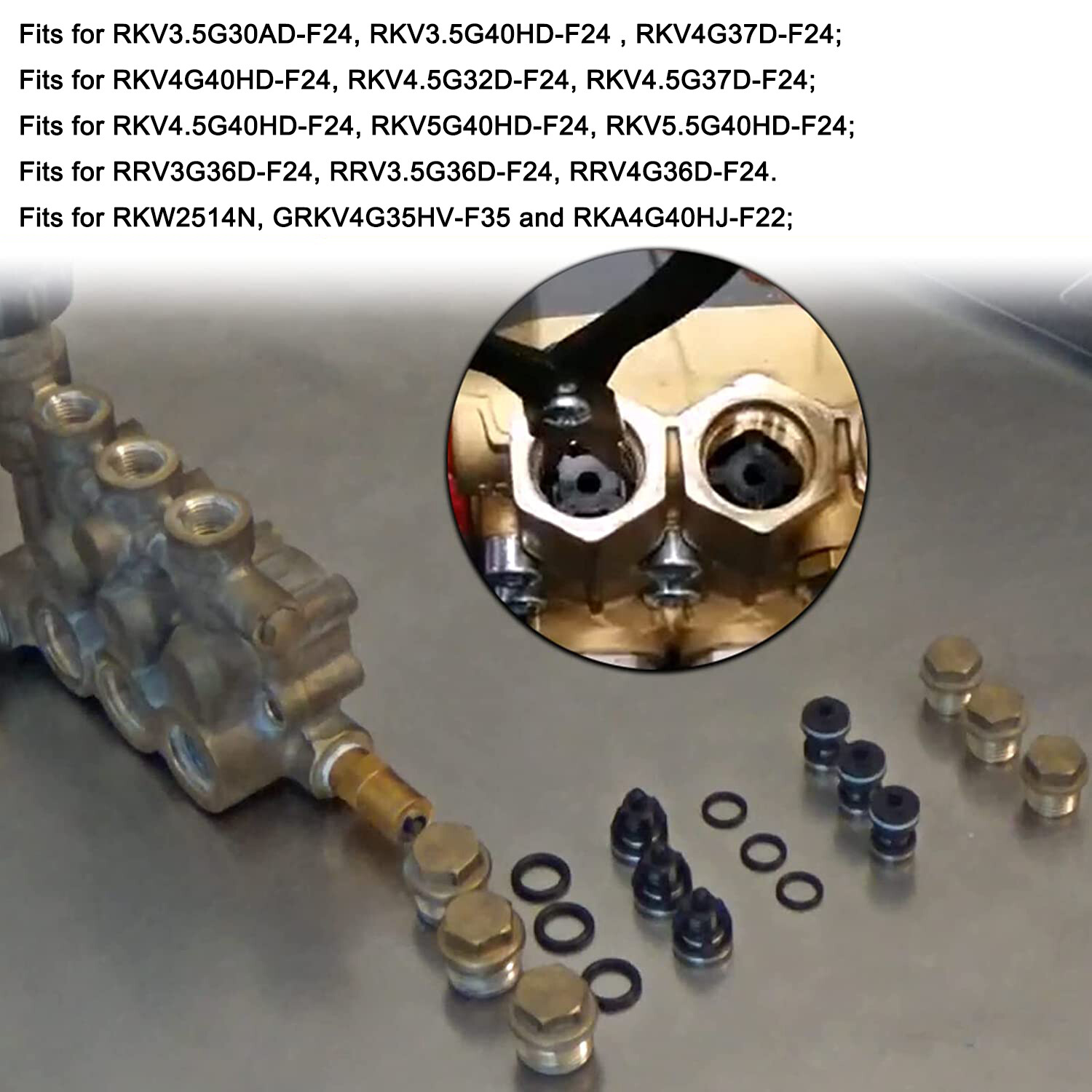 AR1828 Check Valve Kit &AR1857 Pressure Washer Packing Kit for Annovi Reverberi