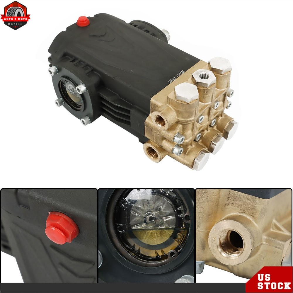 Pressure Washer Pump 5.6 GPM 4.5 HP General Right Shaft 3500 PSI Belt Drive Blue