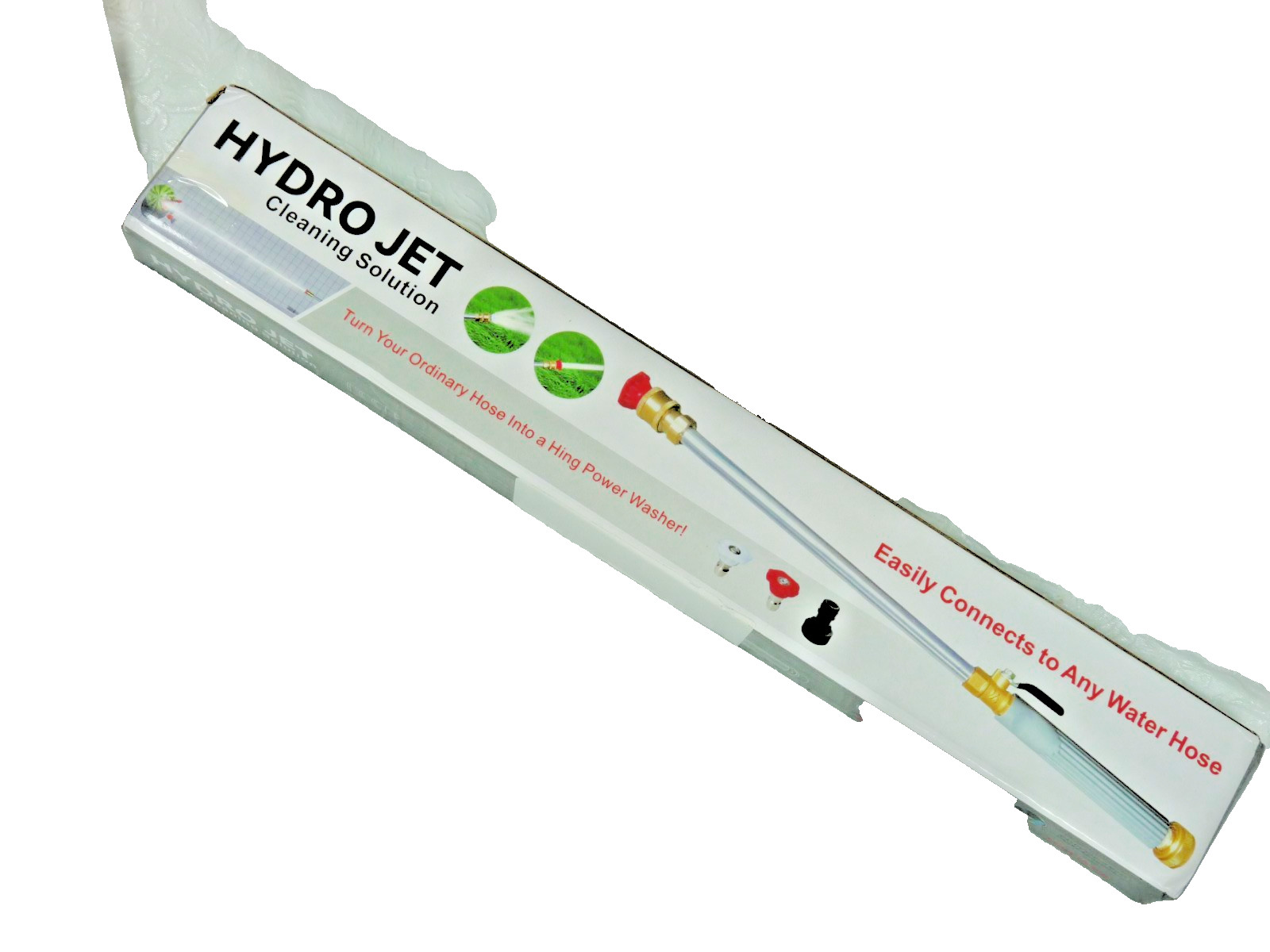 Hydro Jet Cleaning Solution Power Washer Wand, High Pressure Wand 2 Nozzle NIB