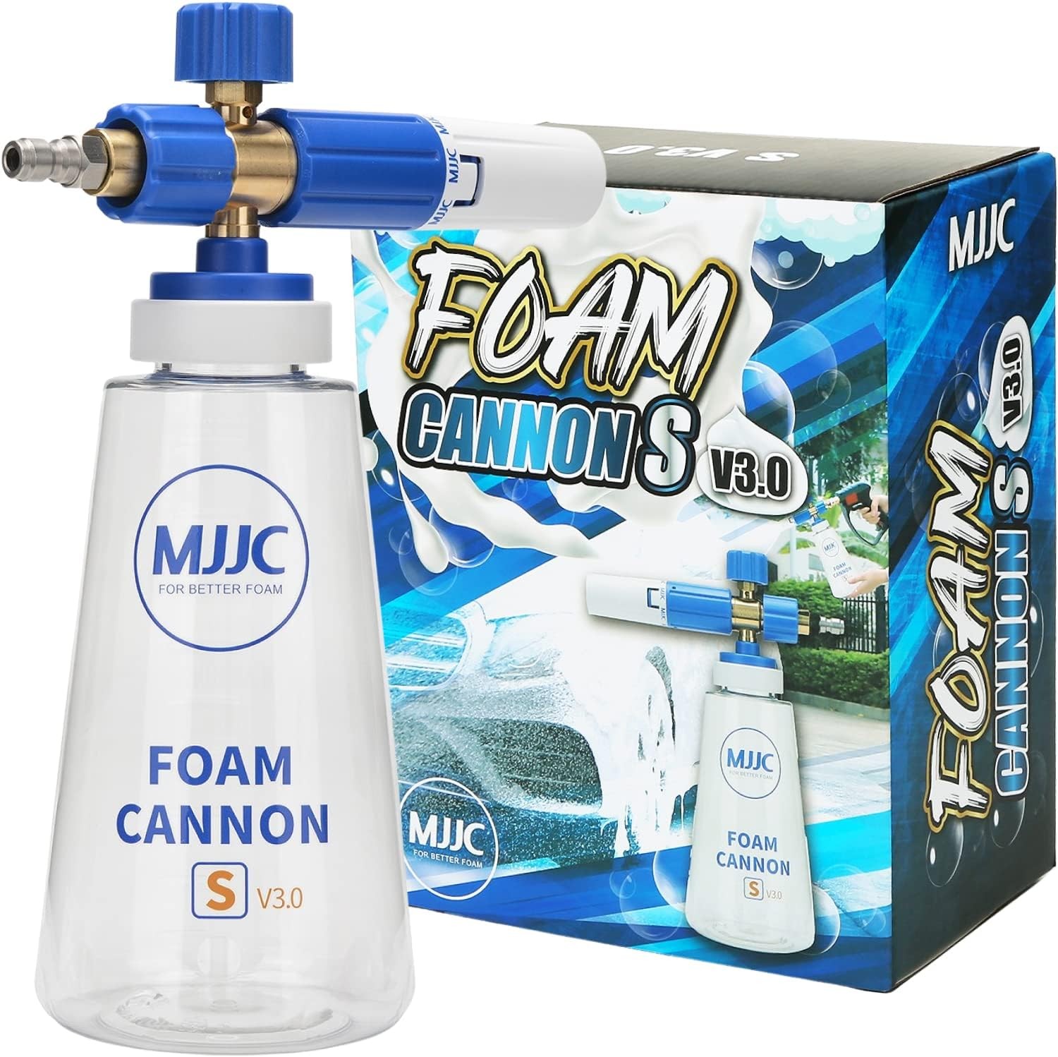 Foam Cannon S V3.0 Thicker Snow Foam Technology W/ 1/4 Inch Quick Connector
