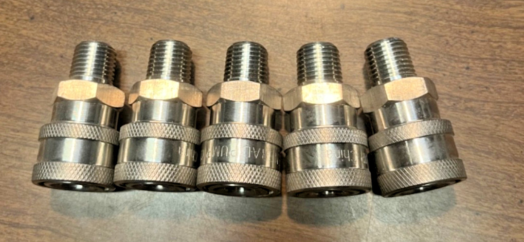 1/4″ Stainless Steel Pressure Washer Quick Connect Socket (5 Pack) MNPT
