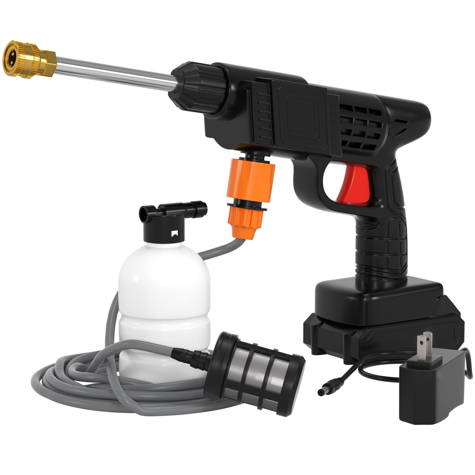 Topteng 24V Cordless Electric Pressure Washer, Portable High Pressure Spray