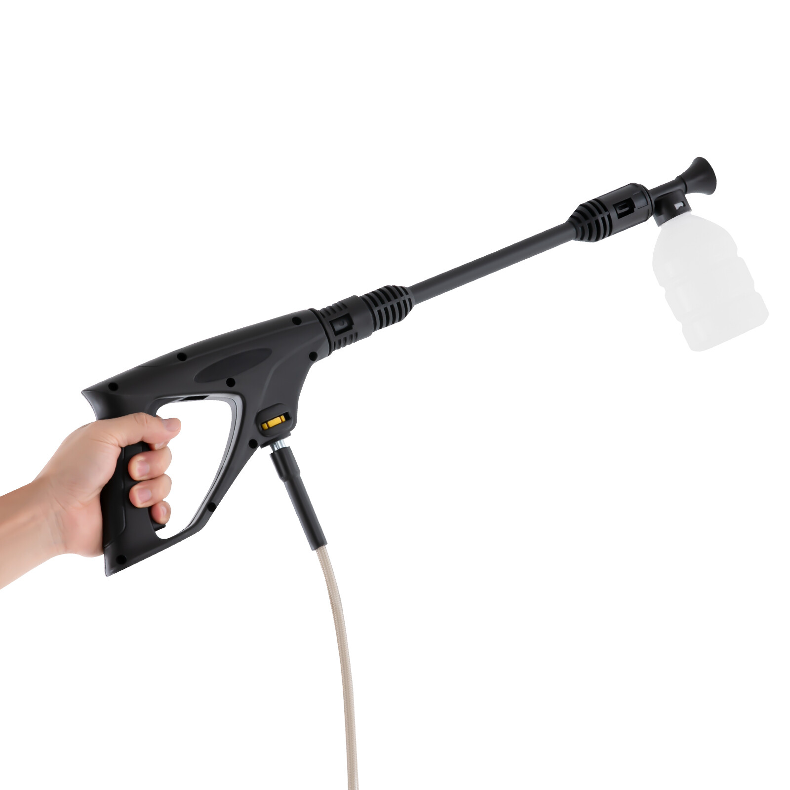 Yellow Black Electric Pressure Washer Portable Small DIY Patio Car Cleaner