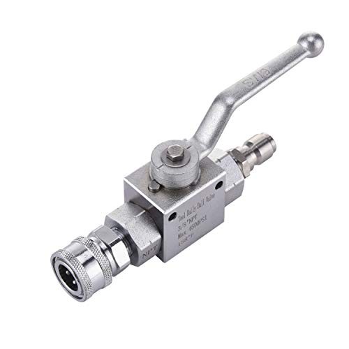 High Pressure Washer Ball Valve Kit, 3/8 Inch Quick A：3/8 inch Quick Connect