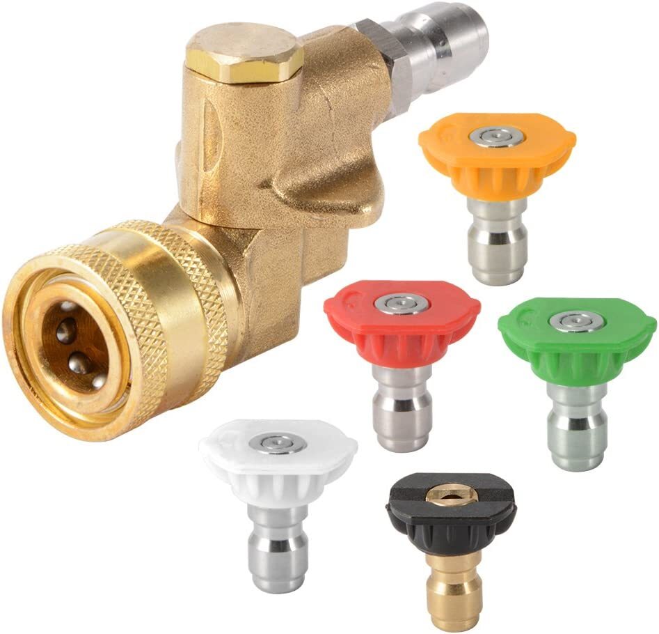 4000PSI High Pressure Washer Extension Wand Replace Lance Gutter Cleaner Nozzles