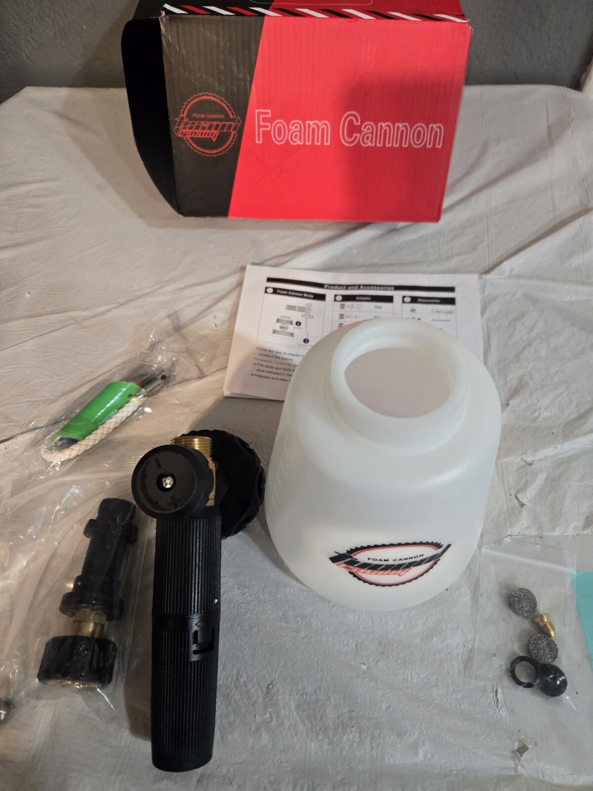 Tucool Racing Store Adjustable Foam Cannon For Karcher K Series K2K3K4K5K6K7…