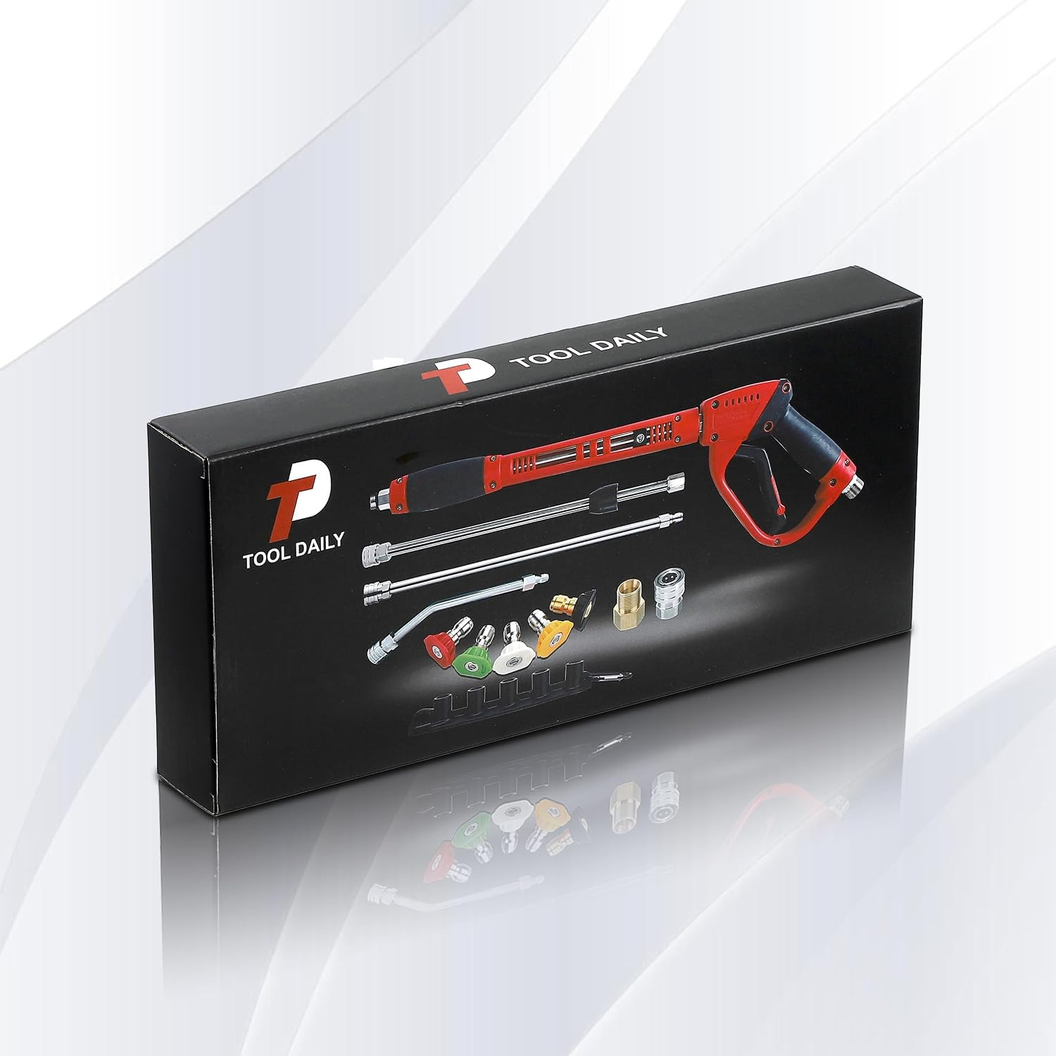 Pressure Washer Gun with Replacement Wand, 17 Inch Power Washer Extension Wand,