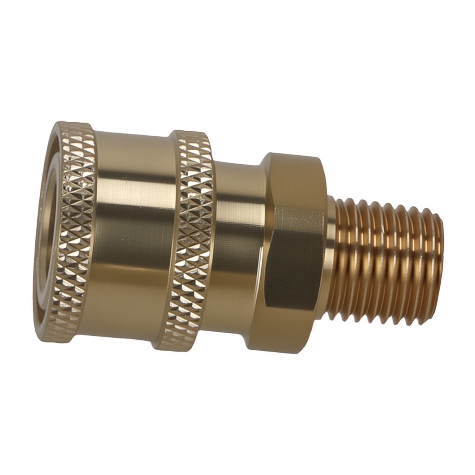 2x 1/4″ Quick Connect Male NPT Thread High Pressure Washer Fitting Coupler