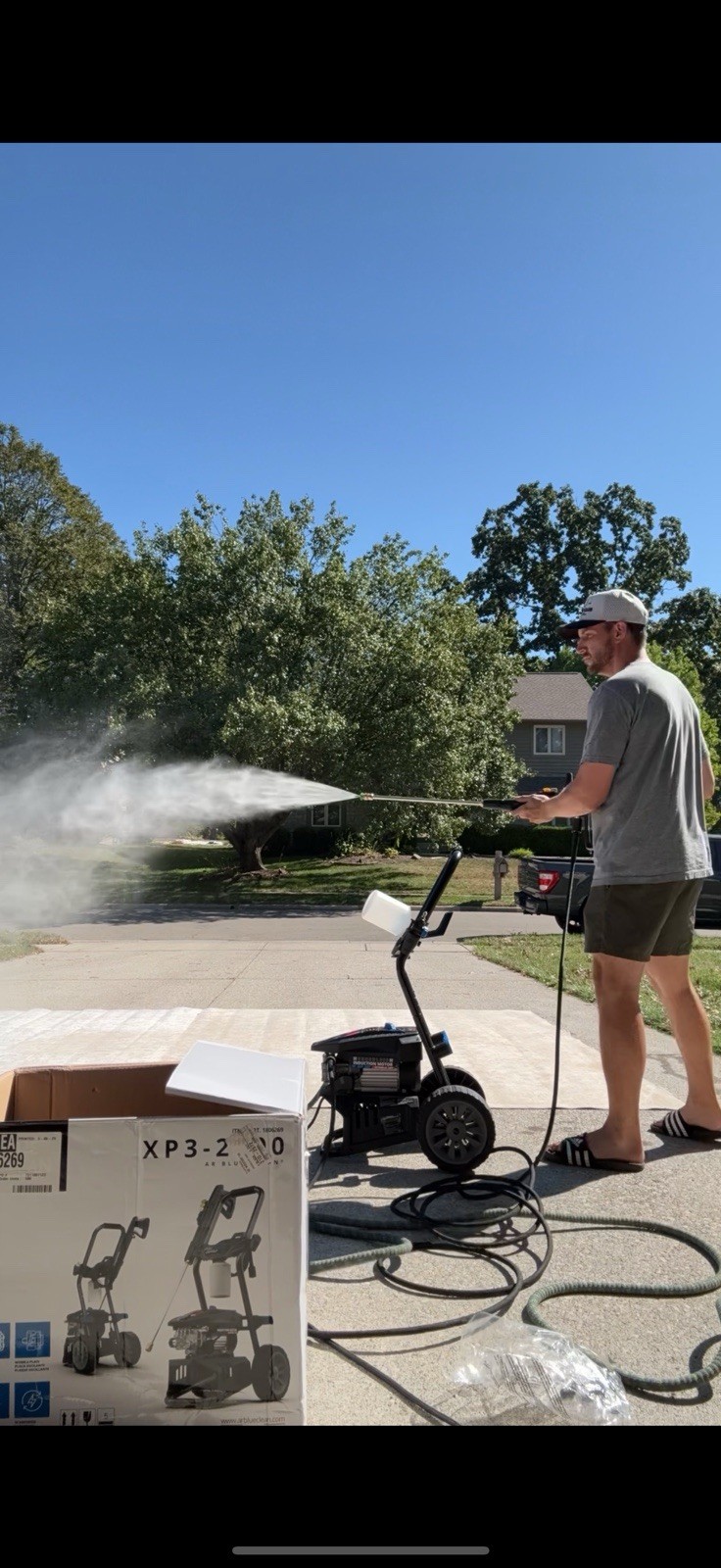 AR Blue Clean Electric Pressure Washer 2400 PSI – Brand New Open Box (tested)