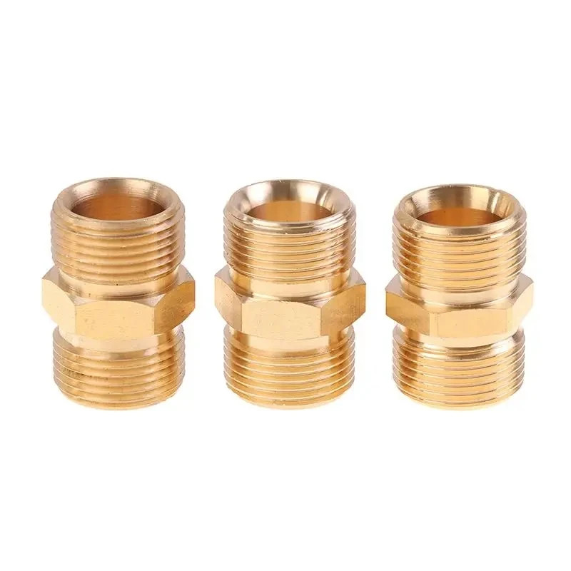 High Pressure Washer Hose Extension Connector Adapter, M22 14Mm & 15Mm Male Thre