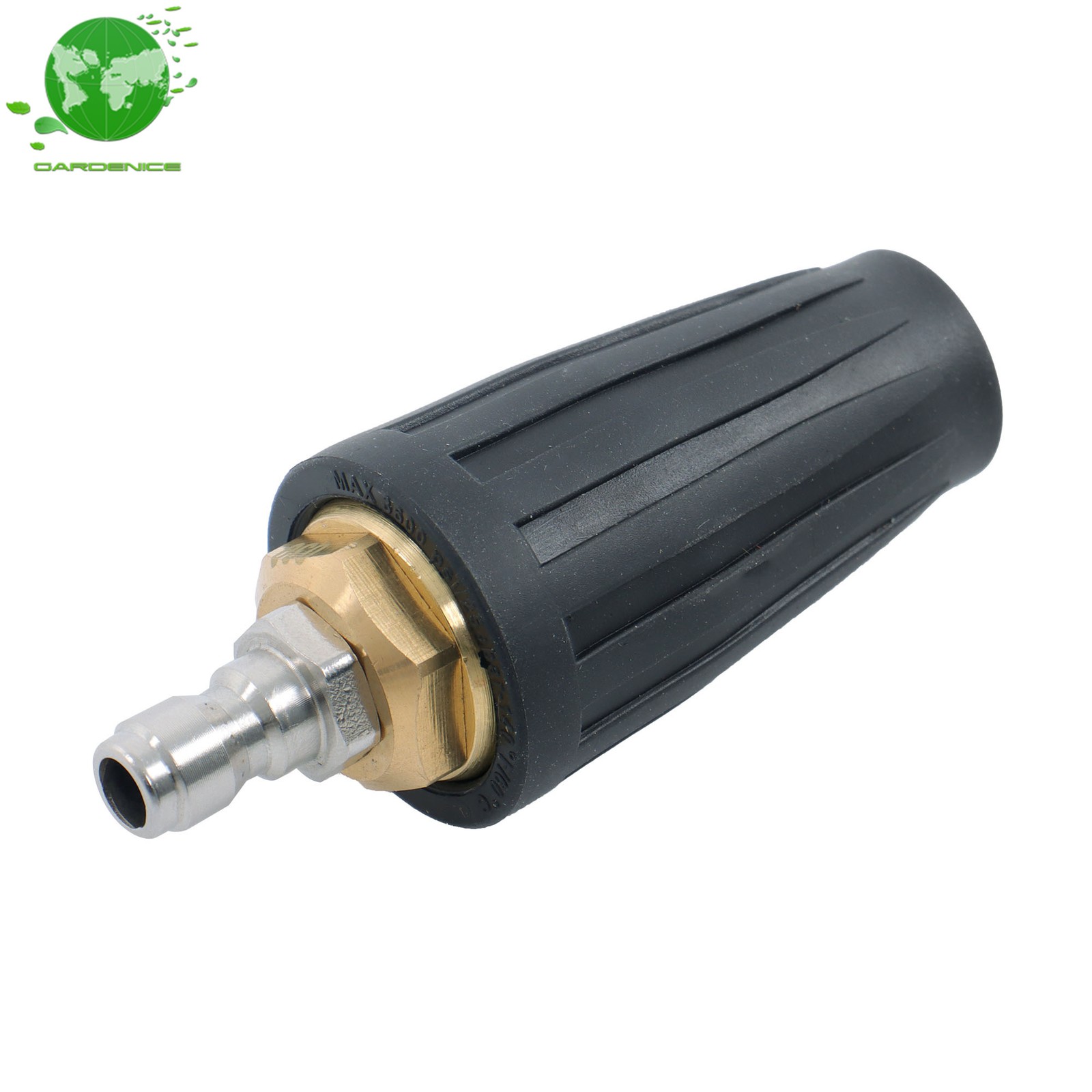 1/4 Inch High Pressure 3600 Psi Rotating Turbine Nozzle Set With 5 Spray Nozzles