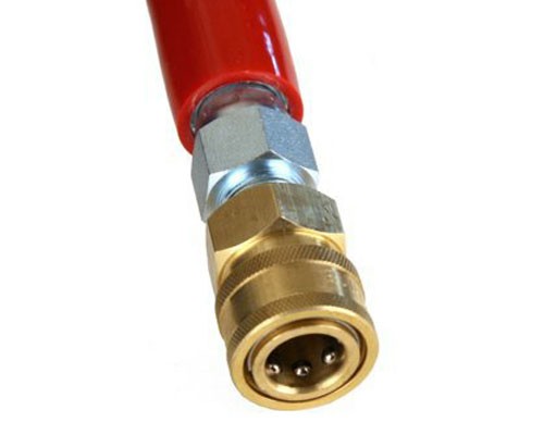 Raptor Blast 6000 PSI BLACK 2 Wire Braid Pressure Washer Hose 100′ & Couplers