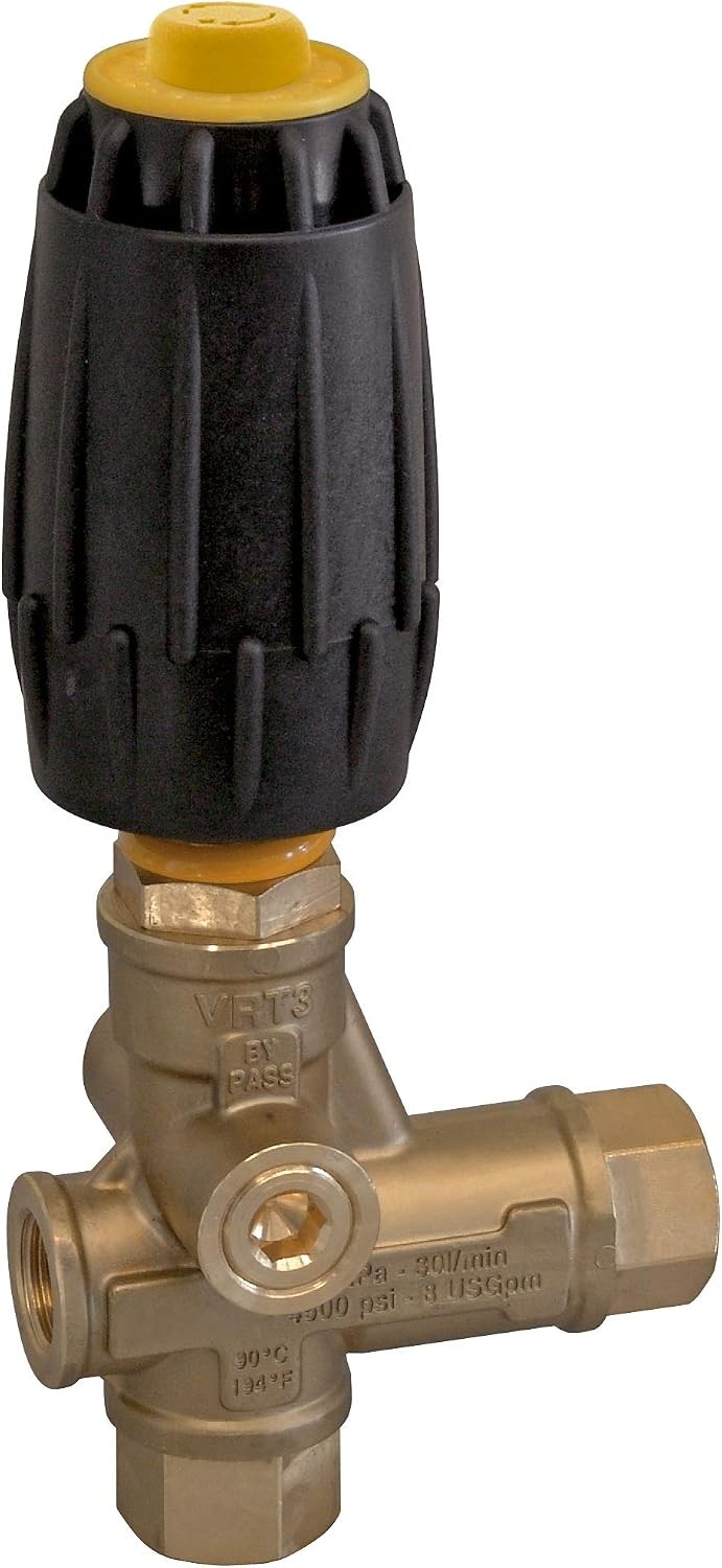 Pressure Washer VRT 3 Unloader – 4500 PSI 10.5 GPM 3/8″ FNPT Black w/Knob