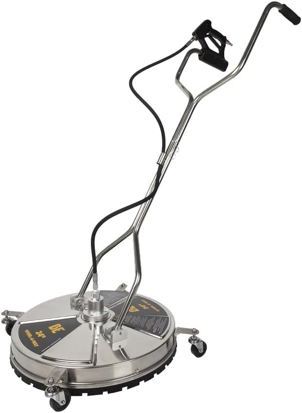 BE Power Equipment 24″ Whirl-A-Way Stainless Steel Commercial Pressure Washer