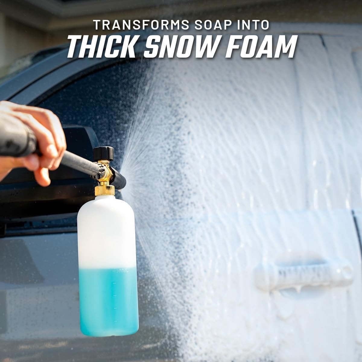 Slick Products Pressure Washer Foam Cannon High Foaming Car Wash Soap Blaster