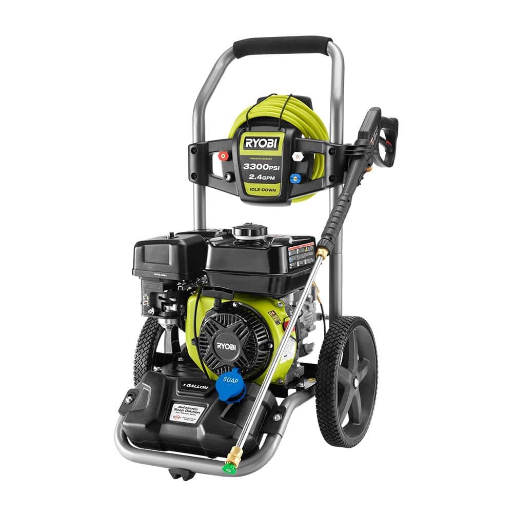 RYOBI 3300 PSI 2.4 GPM Cold Water Gas Pressure Washer with 212cc Engine