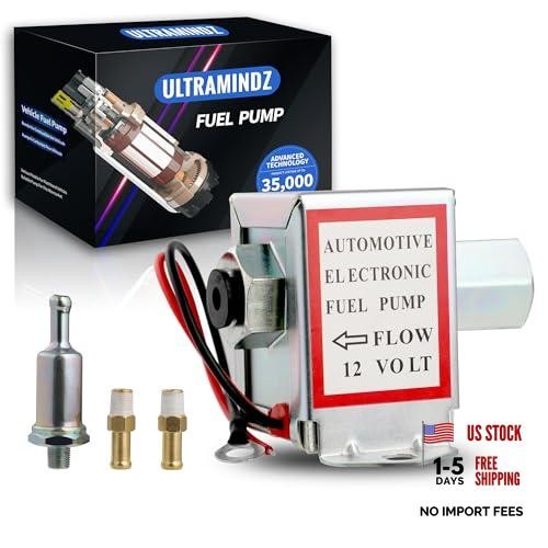 Universal Electric Inline Fuel Pump Low Pressure 4.5-7 psi 12V 4.5-7 PSI