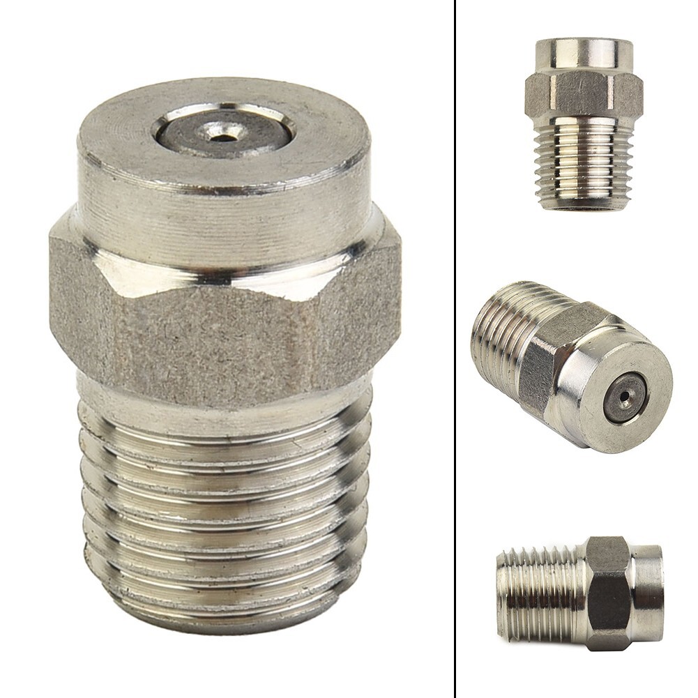 1Pc Pressure Washer For Cleaner Nozzle Replacement Thread Type Spray New