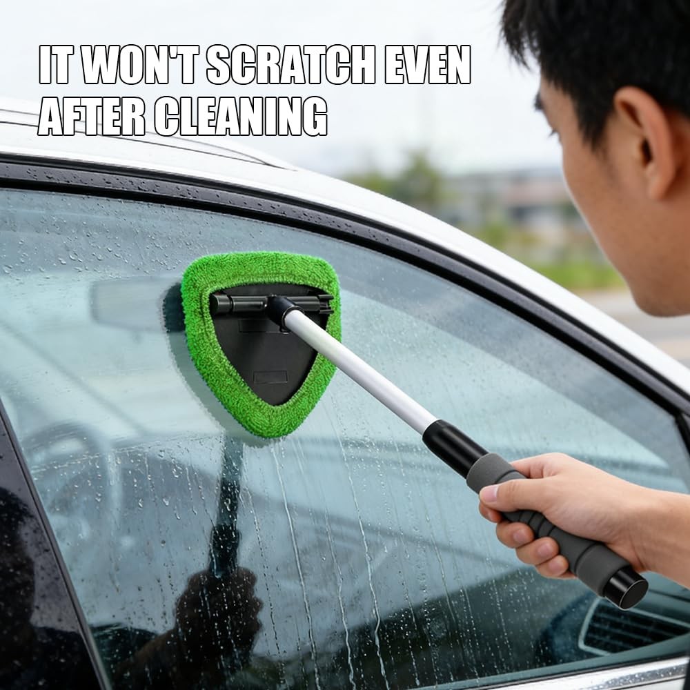 Windshield Cleaning Tool, Car Cleaning Window Tool, Car Interior Window Clean…