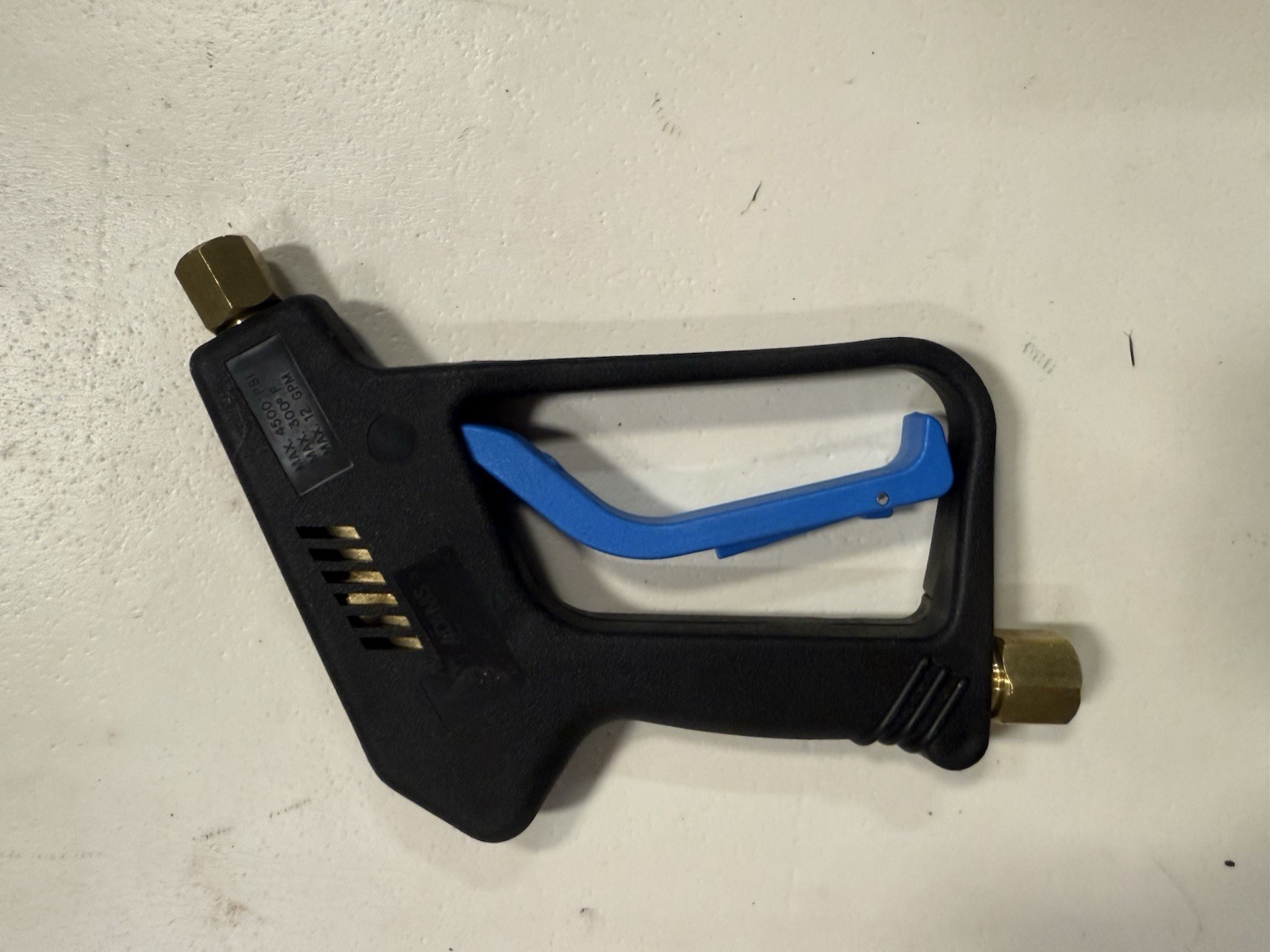 JE Adams Pressure Washer Weep Swivel Trigger Gun Max 4500 PSI Max 300F 12 GPM
