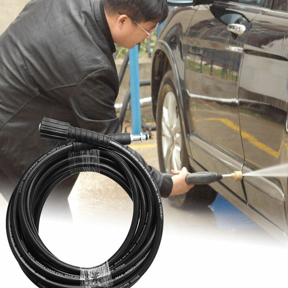1X 6M/8M/10M High Pressure Washer Extension Hose Pipe Cleaner Replacement Kit