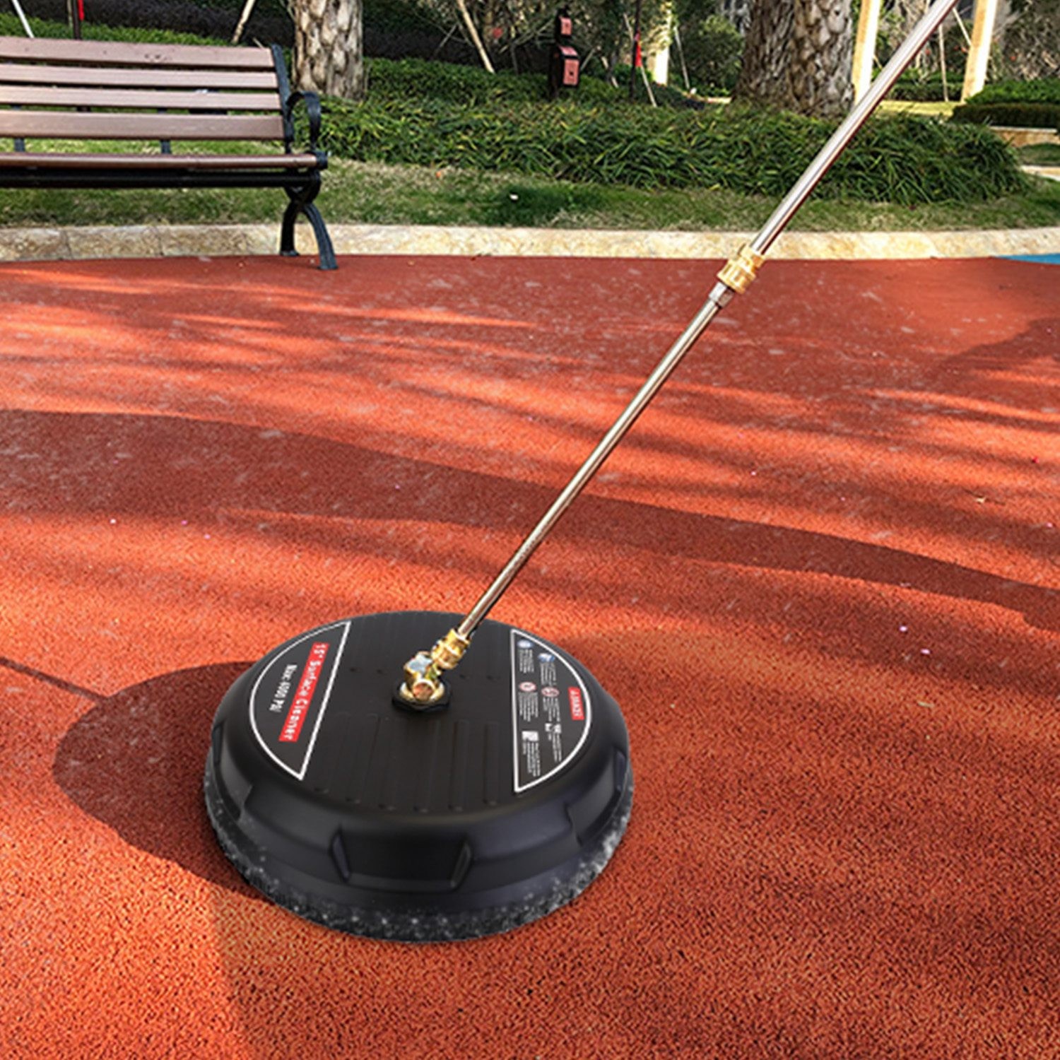 15″ Pressure Washer Surface Cleaner 4000 PSI Power Washer Driveway Broom