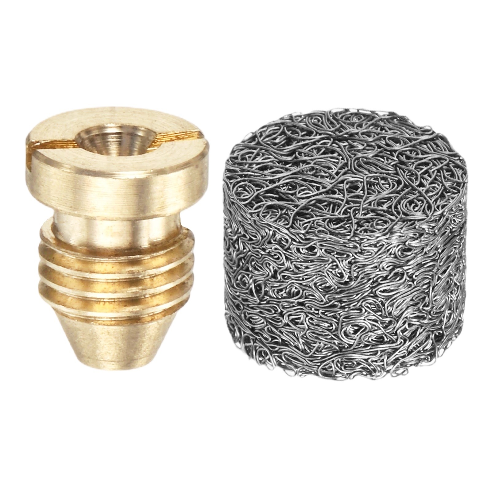 1-Set 1.4mm Copper Orifice Foam Cannon Nozzle and Single Layer Foam Maker Meshes